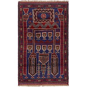 2' 10 x 4' 8 Balouch Persian Rug