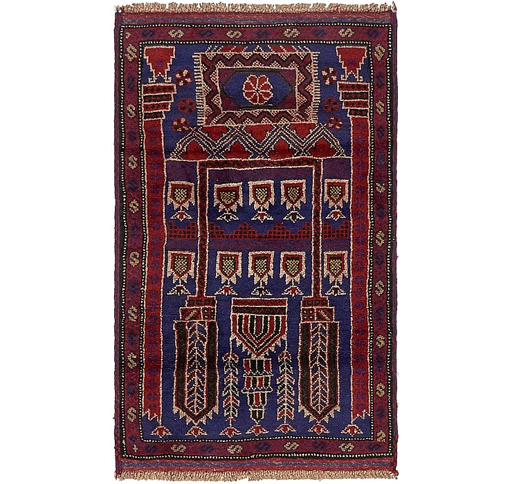 2' 10 x 4' 8 Balouch Persian Rug