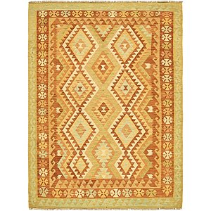 Unique Loom 4' 8 x 6' 5 Kilim Waziri Rug