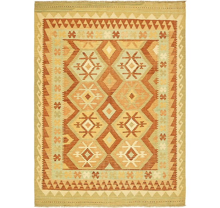 4' 9 x 6' 5 Kilim Waziri Rug