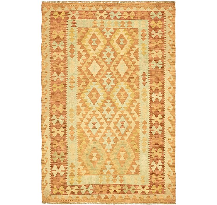 4' 2 x 6' Kilim Waziri Rug
