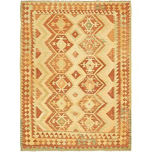 Unique Loom 4' 10 x 6' 8 Kilim Waziri Rug
