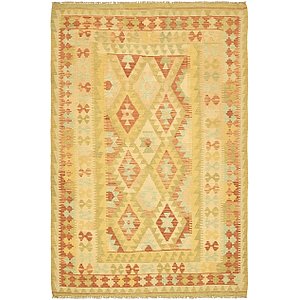 Unique Loom 4' 5 x 6' 10 Kilim Waziri Rug