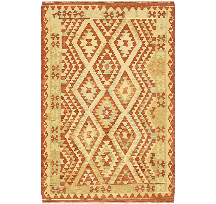 4' 5 x 6' 5 Kilim Waziri Rug