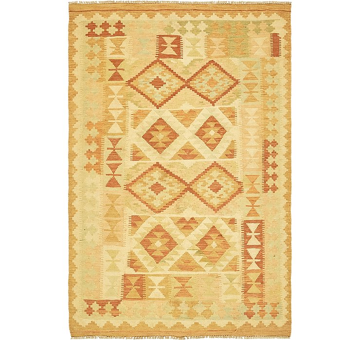 3' 8 x 6' 10 Kilim Waziri Rug