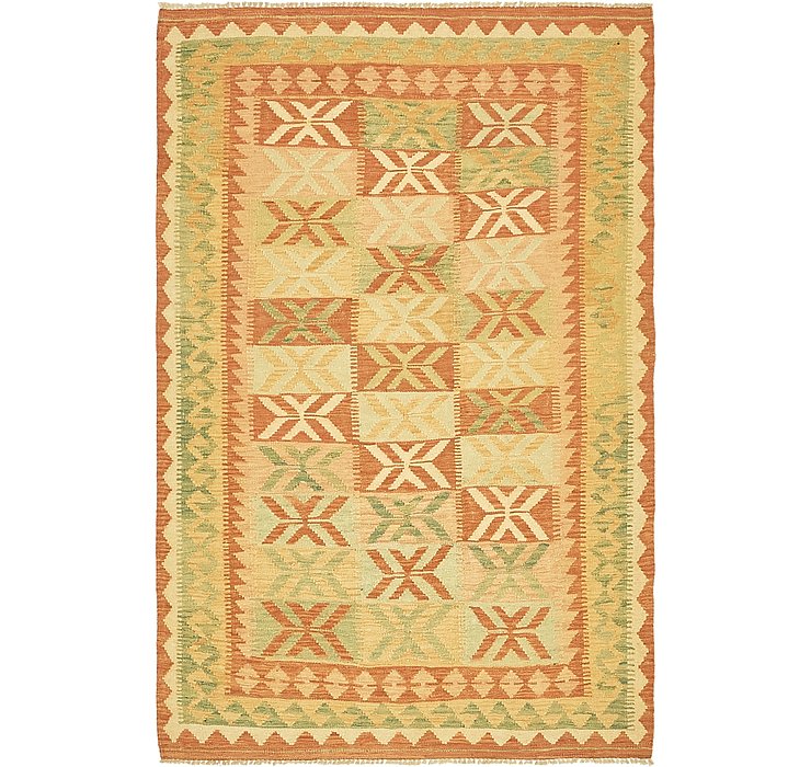 3' 9 x 6' Kilim Waziri Rug