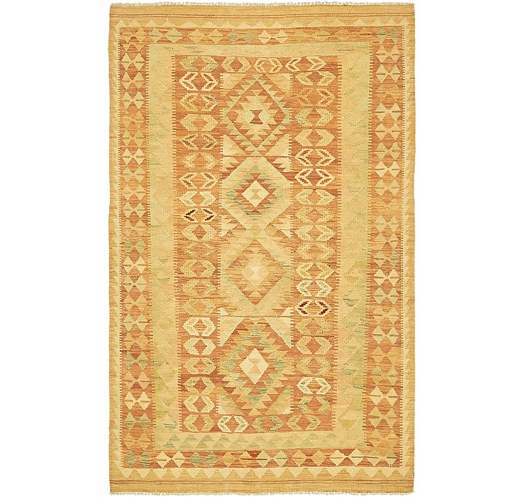 3' 8 x 6' Kilim Waziri Rug