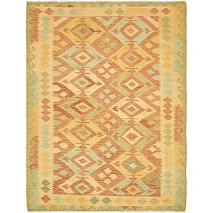 Unique Loom 4' 10 x 6' 5 Kilim Waziri Rug