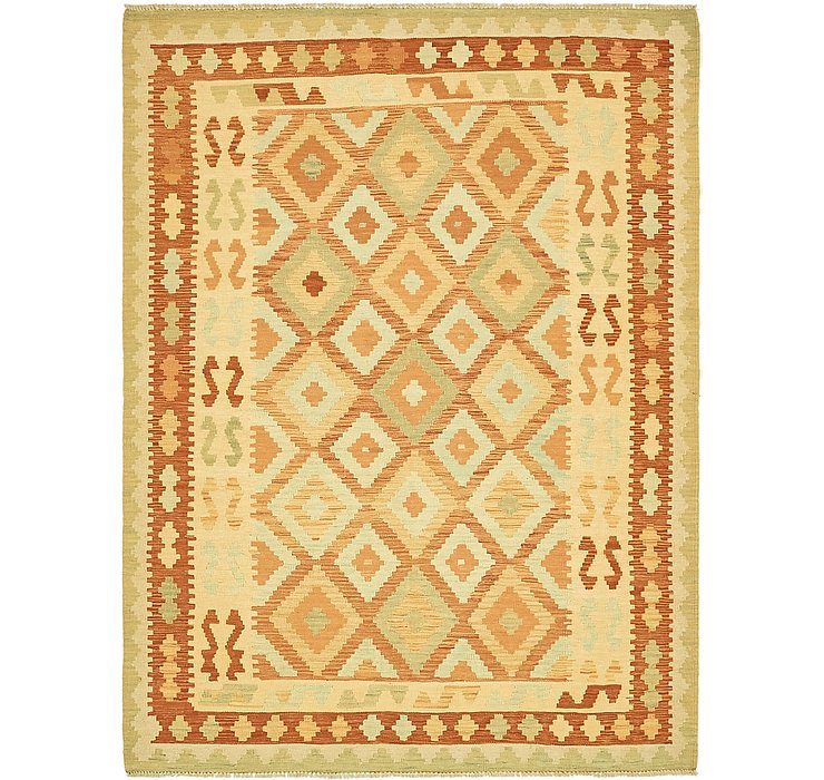 4' 9 x 6' 4 Kilim Waziri Rug