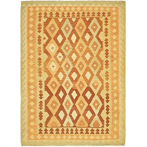 Unique Loom 4' 10 x 6' 7 Kilim Waziri Rug