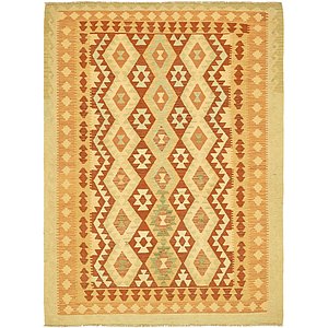 Unique Loom 4' 9 x 6' 6 Kilim Waziri Rug
