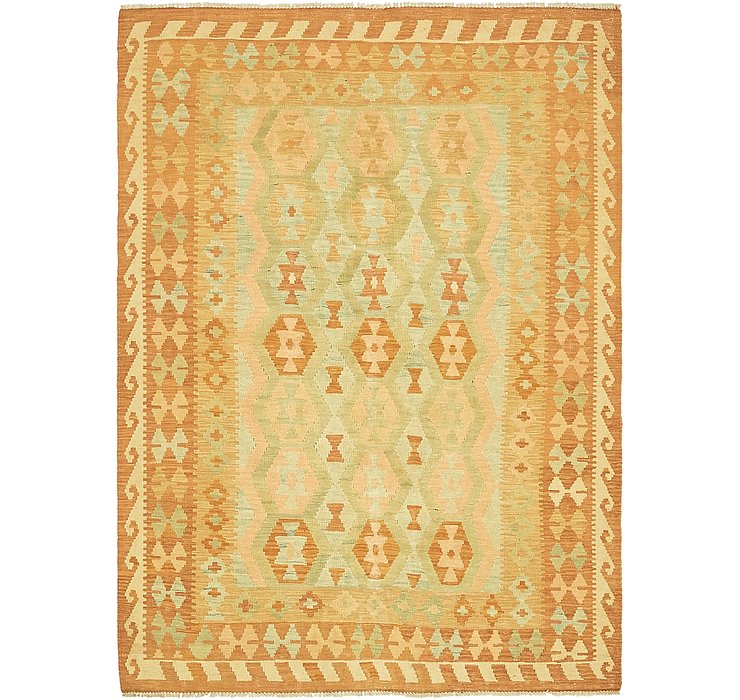 4' 8 x 6' 4 Kilim Waziri Rug