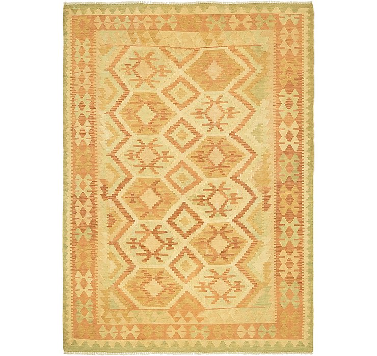 4' 7 x 6' 6 Kilim Waziri Rug