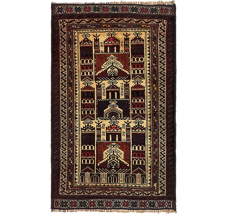 2' 10 x 4' 6 Balouch Persian Rug