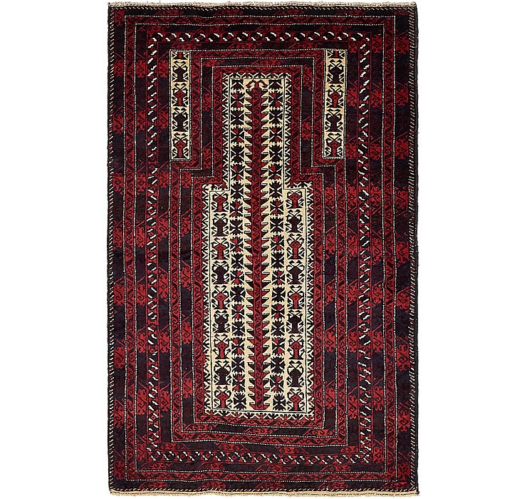 3' x 4' 10 Balouch Persian Rug