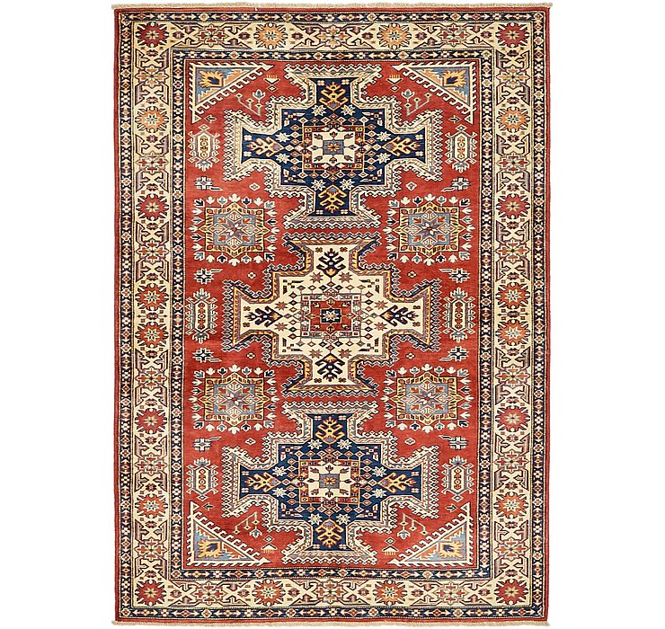 4' 2 x 6' Kazak Oriental Rug