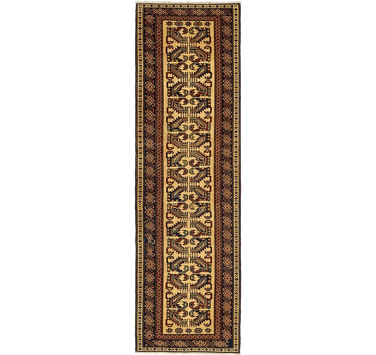 2' 9 x 9' 6 Kazak Oriental Runner Rug