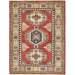Unique Loom 3' 4 x 4' 5 Kazak Rug