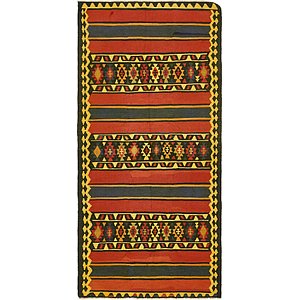 4' 10 x 10' 4 Kilim Fars Runner Rug