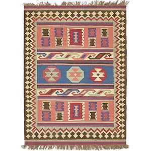 4' 9 x 5' 2 Kilim Fars Rug