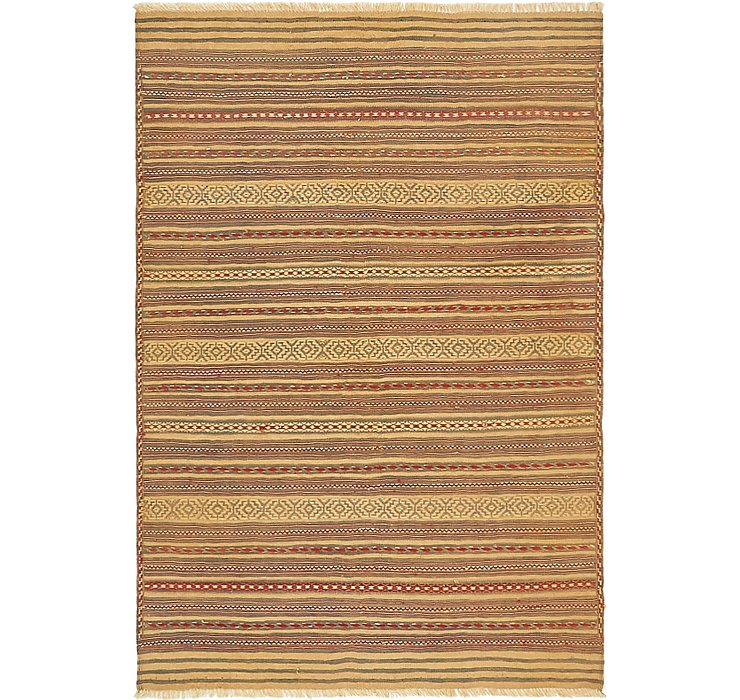 2' 10 x 4' 3 Kilim Fars Rug
