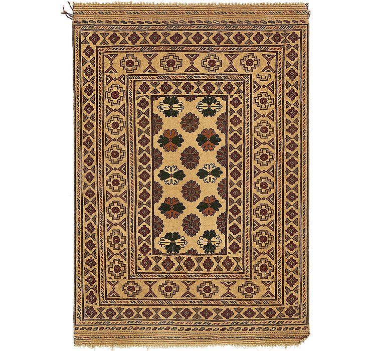 4' 7 x 6' 3 Sumak Rug