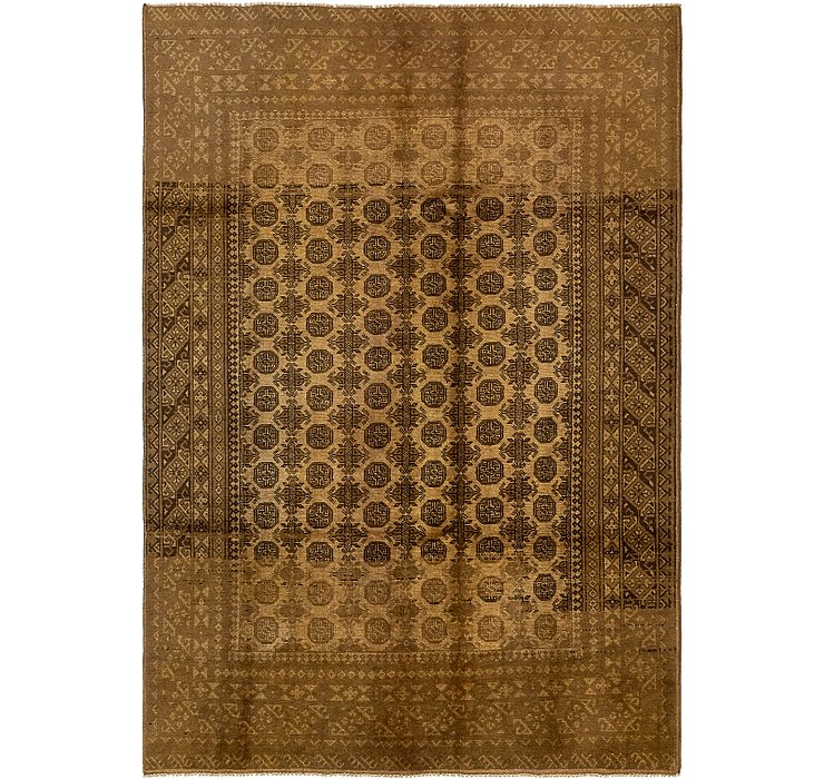 6' 6 x 9' 4 Afghan Akhche Rug
