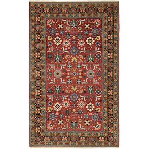 Unique Loom 6' 2 x 10' 2 Kazak Oriental Rug