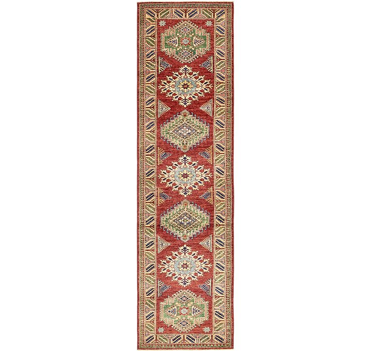 2' 6 x 10' 2 Kazak Runner Rug