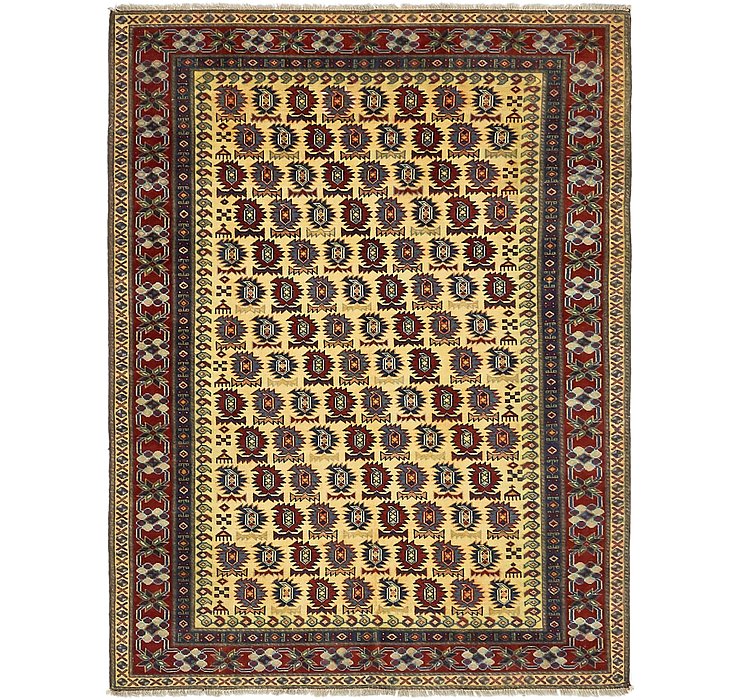 4' x 5' 6 Kazak Rug
