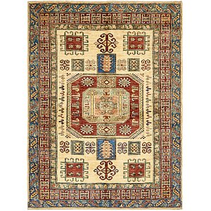 5' x 6' 10 Kazak Rug