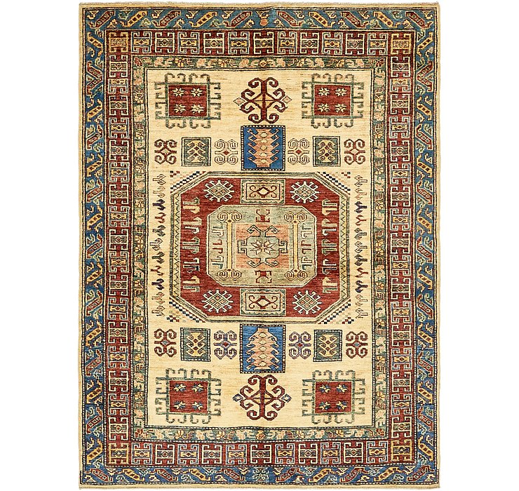 5' x 6' 10 Kazak Rug