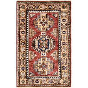 3' x 4' 10 Kazak Rug