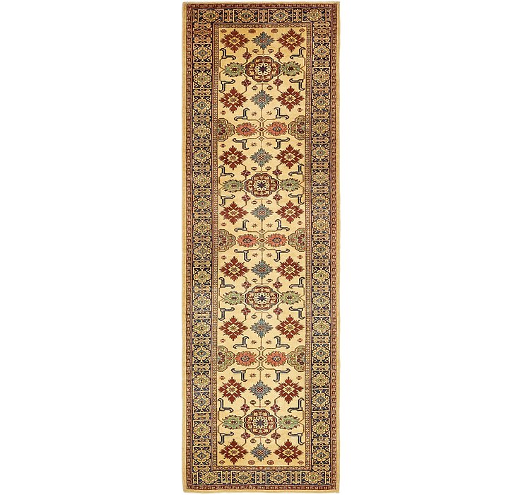 3' x 9' 6 Kazak Runner Rug
