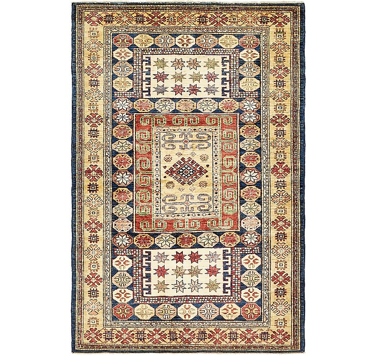 4' x 6' Kazak Oriental Rug