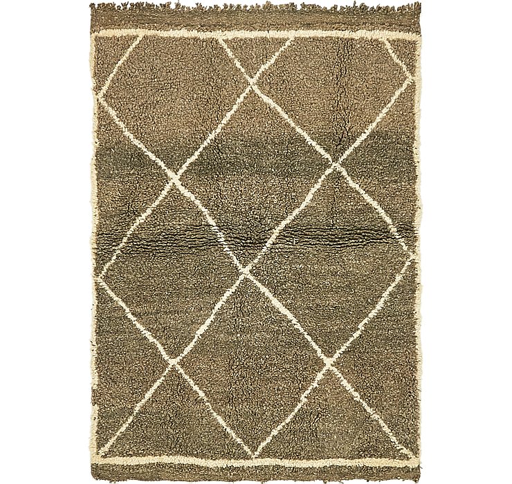 3' 4 x 4' 10 Moroccan Rug