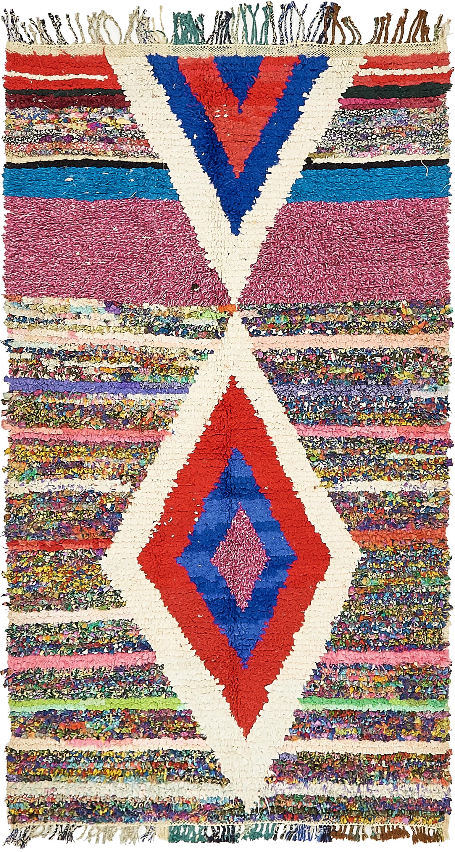 Multicolor 3' 10 x 6' 10 Moroccan Rug eSaleRugs