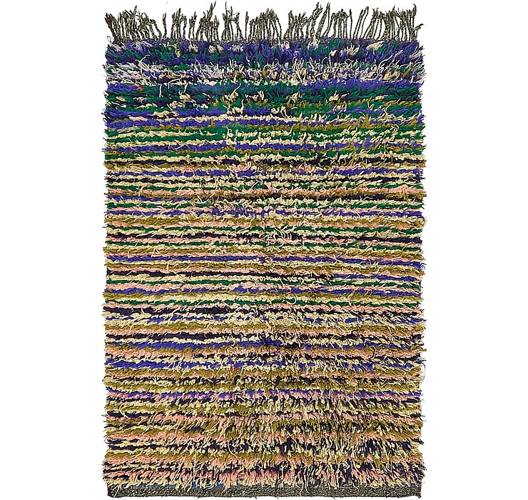 3' 2 x 4' 5 Moroccan Rug