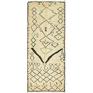 4' 8 x 11' Moroccan Runner Rug