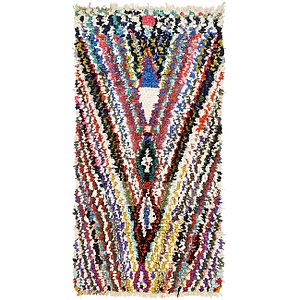 3' x 6' 4 Moroccan Runner Rug