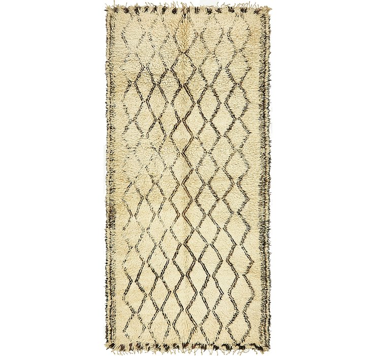 6' 3 x 13' 5 Moroccan Runner Rug