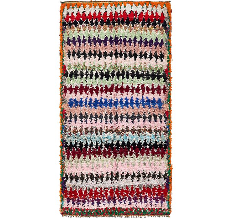 5' 1 x 9' 8 Moroccan Rug