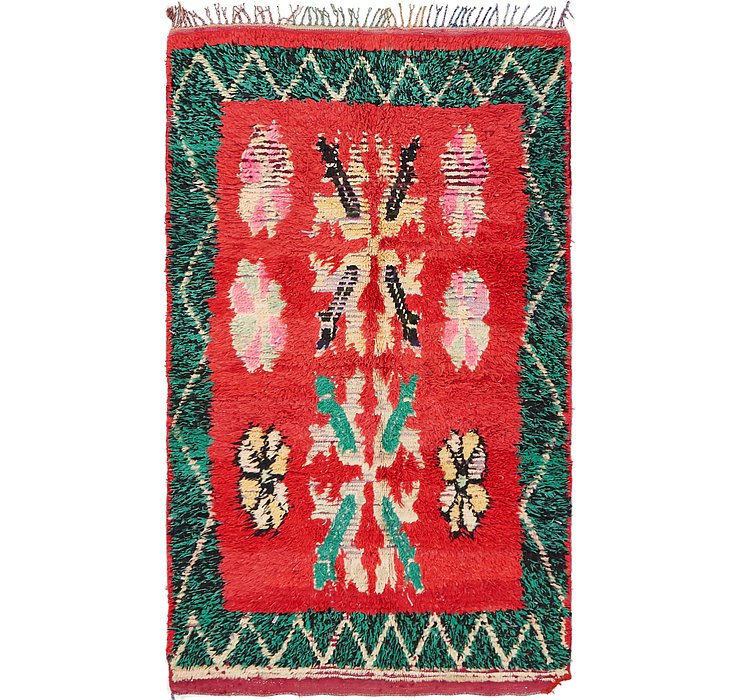 3' 8 x 6' 5 Moroccan Rug