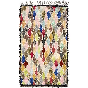 HandKnotted 3' 5 x 5' 11 Moroccan Rug