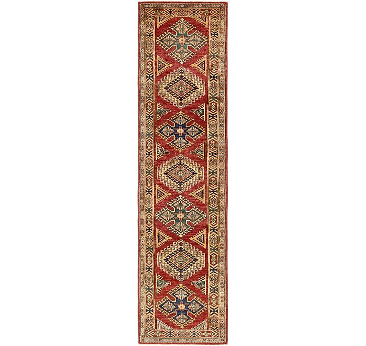 2' 5 x 10' Kazak Runner Rug
