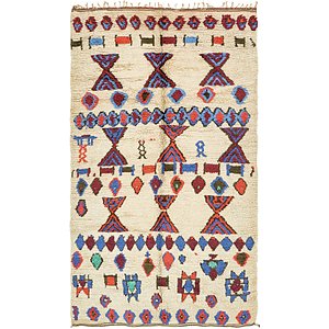 5' x 8' 7 Moroccan Rug