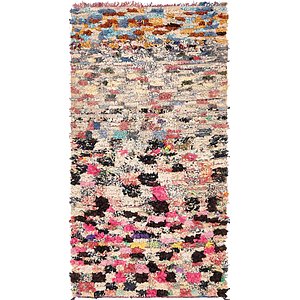 4' 5 x 9' Moroccan Runner Rug