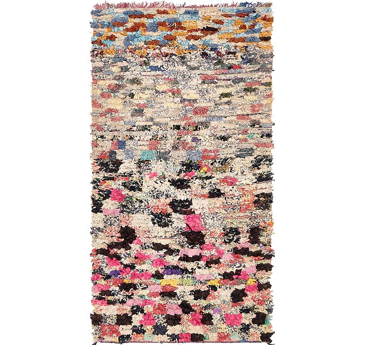 4' 5 x 9' Moroccan Runner Rug