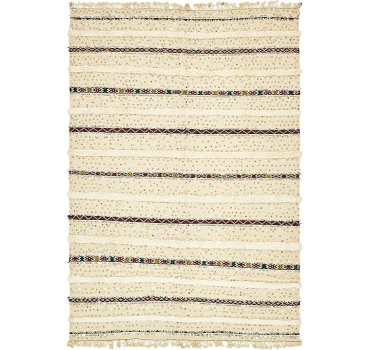 HandKnotted 5' 7 x 8' 5 Moroccan Rug