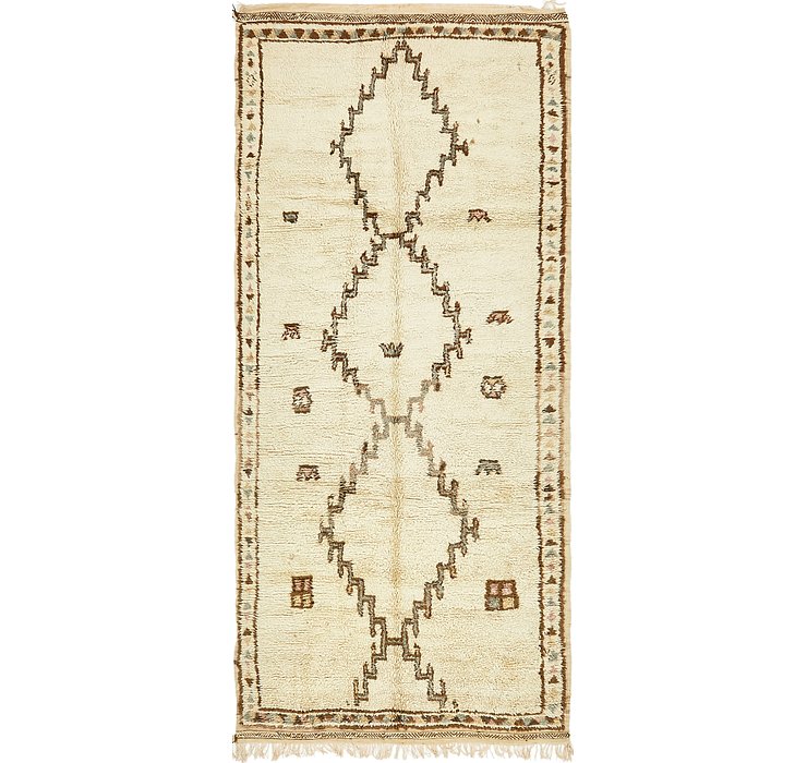 4' 4 x 10' 3 Moroccan Runner Rug